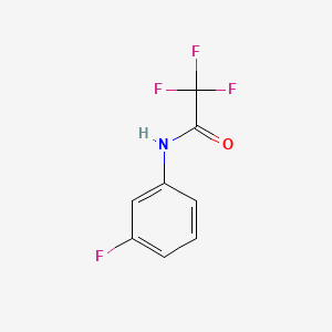 molecular formula C8H5F4NO B1597370 2,2,2-trifluoro-N-(3-fluorophenyl)acetamide CAS No. 35980-21-3