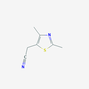 molecular formula C7H8N2S B1597380 2-(2,4-Dimethylthiazol-5-yl)acetonitrile CAS No. 50382-35-9