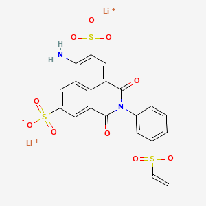 molecular formula C20H14N2O10S3 B1597382 亮黄 VS 二锂盐 CAS No. 71231-14-6