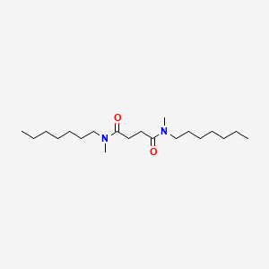 B1597387 Butanediamide, N,N'-diheptyl-N,N'-dimethyl- CAS No. 75513-72-3