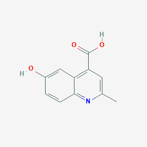 B1597399 6-Hydroxy-2-methylquinoline-4-carboxylic acid CAS No. 50741-53-2