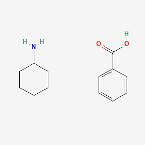 molecular formula C13H19NO2 B1597408 苯甲酸环己胺 CAS No. 3129-92-8