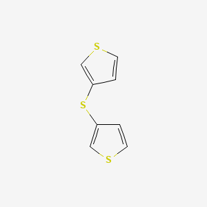 B1597410 Thiophene, 3,3'-thiobis- CAS No. 3807-38-3