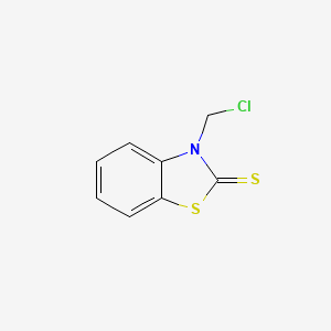 B1597425 N-Chloromethyl-benzothiazole-2-thione CAS No. 41526-42-5