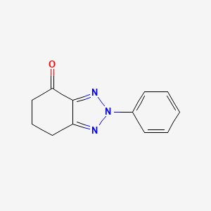 molecular formula C12H11N3O B1597428 2-phenyl-2,5,6,7-tetrahydro-4H-1,2,3-benzotriazol-4-one CAS No. 97507-52-3