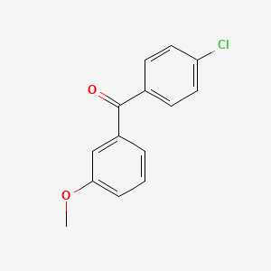 molecular formula C14H11ClO2 B1597431 4-氯-3'-甲氧基苯甲酮 CAS No. 32363-45-4