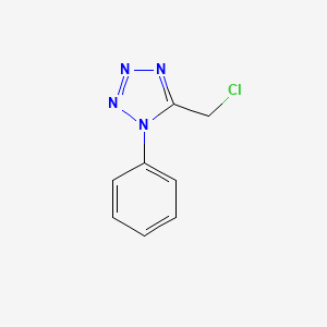 molecular formula C8H7ClN4 B1597439 5-(氯甲基)-1-苯基-1H-四唑 CAS No. 64473-40-1