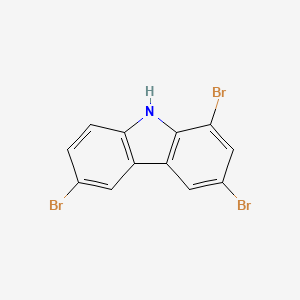 molecular formula C12H6Br3N B1597455 1,3,6-三溴-9H-咔唑 CAS No. 55119-10-3