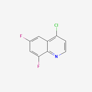 molecular formula C9H4ClF2N B1597458 4-Chloro-6,8-difluoroquinoline CAS No. 239463-89-9
