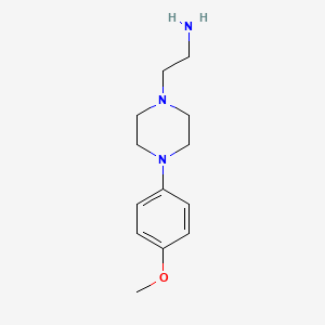 molecular formula C13H21N3O B1597463 2-[4-(4-甲氧基苯基)哌嗪-1-基]乙胺 CAS No. 20529-26-4