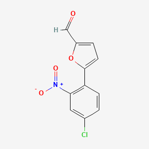 molecular formula C11H6ClNO4 B1597464 5-(4-氯-2-硝基苯基)糠醛 CAS No. 480439-09-6