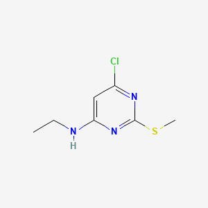 molecular formula C7H10ClN3S B1597466 6-氯-N-乙基-2-(甲硫基)-4-嘧啶胺 CAS No. 339017-83-3