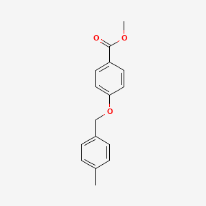 molecular formula C16H16O3 B1597467 4-[(4-甲苯基)甲氧基]苯甲酸甲酯 CAS No. 62290-48-6