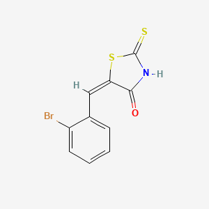 molecular formula C10H6BrNOS2 B1597473 (5E)-5-(2-溴苄叉)-2-巯基-1,3-噻唑-4(5H)-酮 CAS No. 5503-75-3