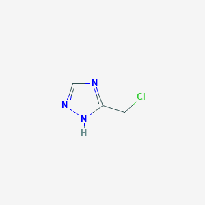 molecular formula C3H4ClN3 B1597478 3-氯甲基-4H-[1,2,4]三唑 CAS No. 55928-92-2