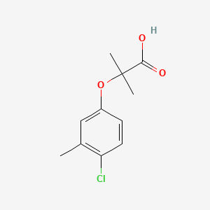 molecular formula C11H13ClO3 B1597484 2-(4-氯-3-甲基苯氧基)-2-甲基丙酸 CAS No. 62443-89-4