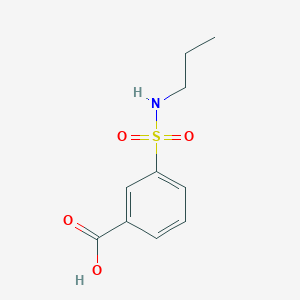 molecular formula C10H13NO4S B1597488 3-丙基磺酰基苯甲酸 CAS No. 7326-75-2