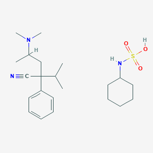 molecular formula C22H37N3O3S B159752 Isoaminile cyclamate CAS No. 10075-36-2