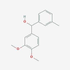 B1597521 3,4-Dimethoxy-3'-methylbenzhydrol CAS No. 844683-27-8