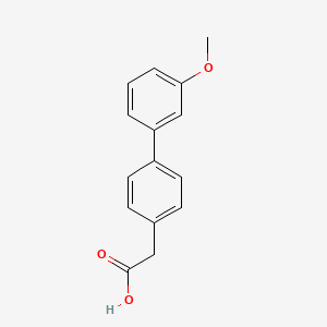 B1597526 2-(3'-Methoxy-[1,1'-biphenyl]-4-yl)acetic acid CAS No. 669713-73-9