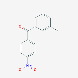 molecular formula C14H11NO3 B159753 3-甲基-4'-硝基苯甲酮 CAS No. 131822-45-2