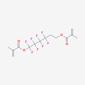 [3,3,4,4,5,5,6,6-Octafluoro-6-(2-methylprop-2-enoyloxy)hexyl] 2-methylprop-2-enoate