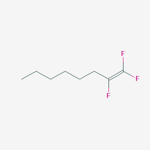 molecular formula C8H13F3 B1597535 1,1,2-三氟辛-1-烯 CAS No. 760-99-6