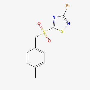 B1597536 3-Bromo-5-(4-methylbenzylsulfonyl)-1,2,4-thiadiazole CAS No. 494763-25-6