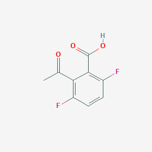 molecular formula C9H6F2O3 B1597554 2-Acetyl-3,6-difluorobenzoic acid CAS No. 319457-34-6