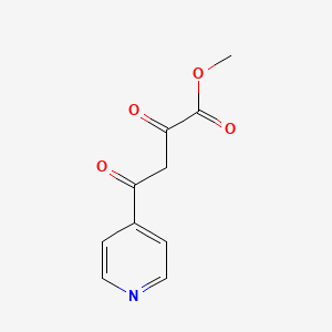 molecular formula C10H9NO4 B1597555 2,4-二氧代-4-(吡啶-4-基)丁酸甲酯 CAS No. 374063-91-9