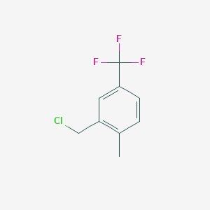 molecular formula C9H8ClF3 B1597566 2-甲基-5-(三氟甲基)苄基氯 CAS No. 225656-63-3