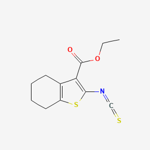 B1597575 Ethyl 2-isothiocyanato-4,5,6,7-tetrahydro-1-benzothiophene-3-carboxylate CAS No. 85716-87-6