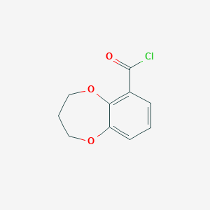 molecular formula C10H9ClO3 B1597580 3,4-二氢-2H-1,5-苯并二噁戊-6-甲酰氯 CAS No. 66410-68-2