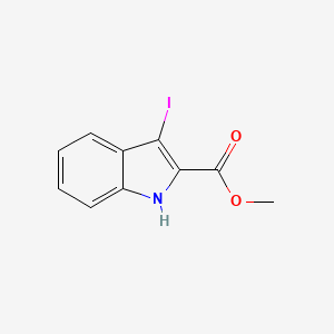 molecular formula C10H8INO2 B1597602 3-碘-1H-吲哚-2-甲酸甲酯 CAS No. 534595-85-2