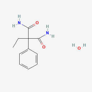 2-Ethyl-2-phenylmalonamide monohydrate