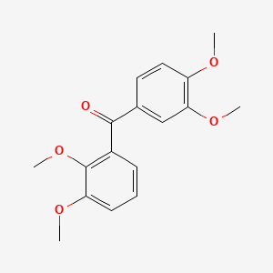 molecular formula C17H18O5 B1597635 2,3,3',4'-Tetramethoxybenzophenone CAS No. 50625-53-1