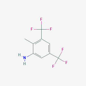 molecular formula C9H7F6N B1597648 2-甲基-3,5-双(三氟甲基)苯胺 CAS No. 243128-44-1
