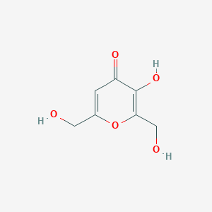 molecular formula C7H8O5 B1597654 3-Hydroxy-2,6-bis(hydroxymethyl)-4-pyrone CAS No. 2029-49-4