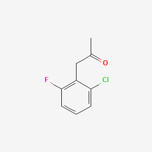 molecular formula C9H8ClFO B1597660 1-(2-氯-6-氟苯基)丙酮 CAS No. 93839-16-8