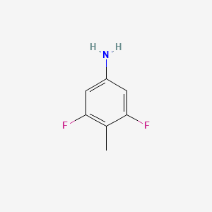 molecular formula C7H7F2N B1597673 3,5-二氟-4-甲基苯胺 CAS No. 878285-13-3
