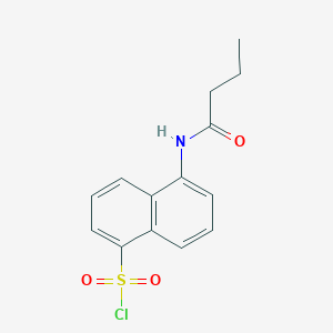 5-Butyrylamino-naphthalene-1-sulfonyl chloride