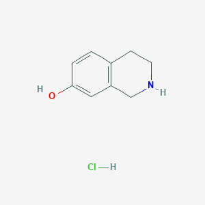 molecular formula C9H12ClNO B1597682 1,2,3,4-tetrahydroisoquinolin-7-ol Hydrochloride CAS No. 66393-01-9