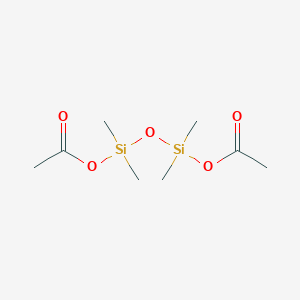 molecular formula C8H18O5Si2 B1597686 1,3-二乙酰氧基四甲基二硅氧烷 CAS No. 5314-58-9
