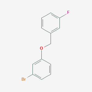 molecular formula C13H10BrFO B1597707 3-(3-Fluorobenzyloxy)-bromobenzene CAS No. 845866-57-1