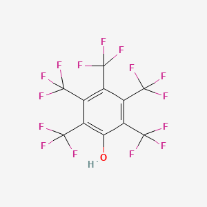 molecular formula C11HF15O B1597716 2,3,4,5,6-Pentakis(trifluoromethyl)phenol CAS No. 723294-91-5
