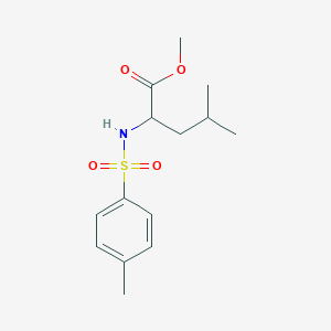 B1597759 Methyl 4-methyl-2-{[(4-methylphenyl)sulfonyl]-amino}pentanoate CAS No. 51220-84-9