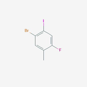 molecular formula C7H5BrFI B1597761 5-溴-2-氟-4-碘甲苯 CAS No. 202865-75-6