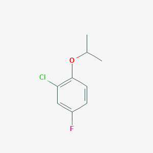molecular formula C9H10ClFO B1597766 2-氯-4-氟-1-异丙氧基苯 CAS No. 202982-71-6