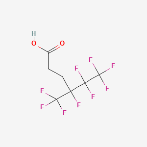 molecular formula C7H5F9O2 B1597770 4,5,5,6,6,6-hexafluoro-4-(trifluoromethyl)hexanoic Acid CAS No. 239463-95-7