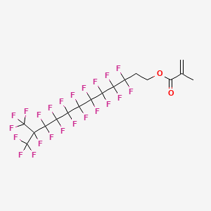 B1597775 3,3,4,4,5,5,6,6,7,7,8,8,9,9,10,10,11,12,12,12-Icosafluoro-11-(trifluoromethyl)dodecyl methacrylate CAS No. 74256-14-7